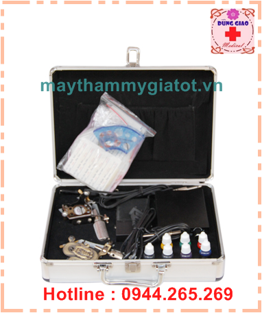 Máy xăm hình nghệ thuật valy bộ 2 máy cao cấp của Nhật Bản